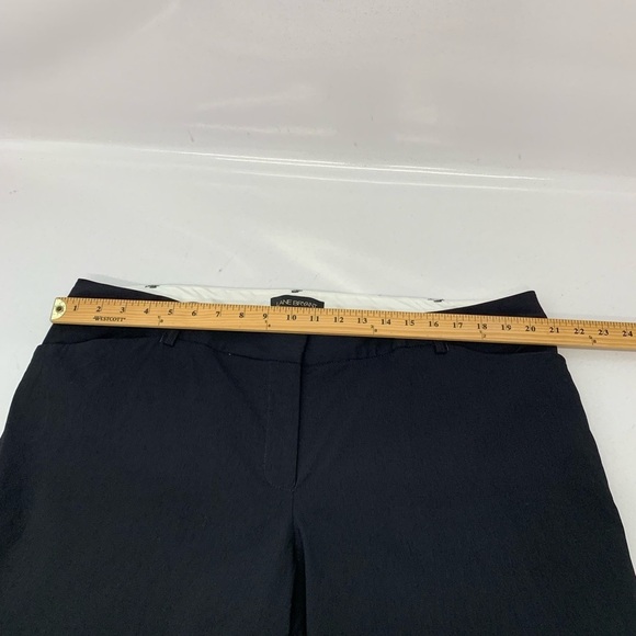 Lane Bryant Pants Woman Size 20 Black Trouser Straight Wide Pockets Stretch - Picture 11 of 14